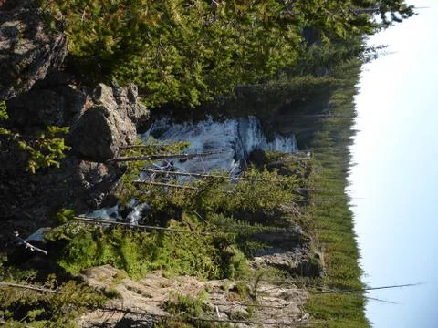 Falls in Yellowstone Stock Photos