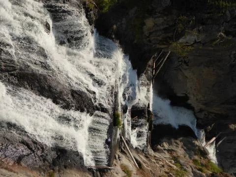 Falls in Yellowstone Foto stock