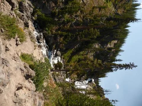 Falls in Yellowstone Stock Photos