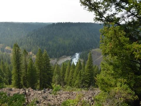 Falls in Yellowstone Foto stock