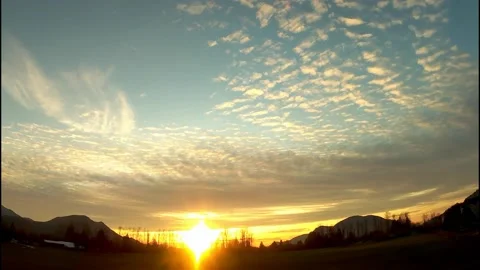 Fallstreak Hole Cavum Hole Punch Cirrus Virga Stock Footage 145390338