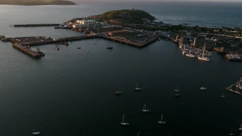 Falmouth port Cornwall Stock Footage 146696351