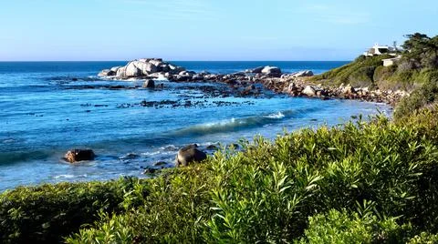 False Bay Coastline Stock Photos