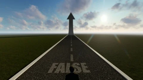False Concept Stock Footage 95782342