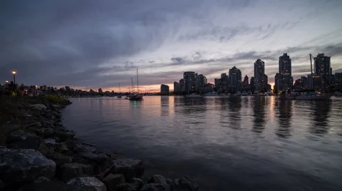 False Creek evening Video stock 49187175