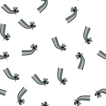 False eyelashes holding tweezer vector seamless pattern Stock Illustration
