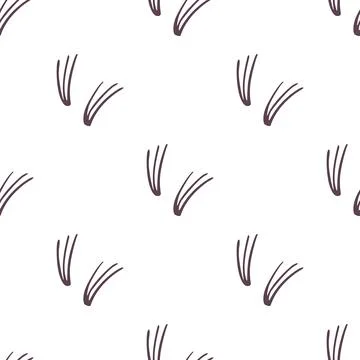 False eyelashes pattern seamless vector Stock Illustration
