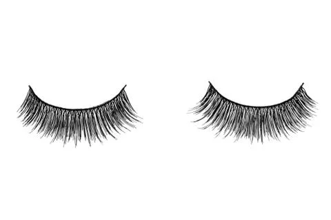 False eyelashes Stock Photos
