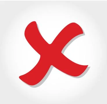 False icon Stock Illustration