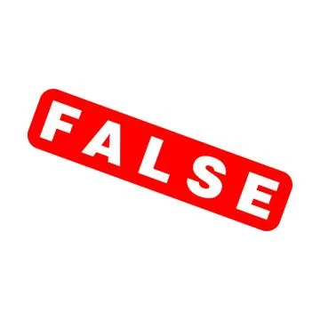 False Letter Rubber Stamp Template Design Stock Illustration