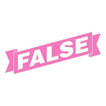 False Letter Rubber Stamp Template Design Stock Illustration