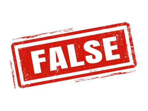 False red stamp style 스톡 일러스트