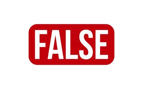 False Rubber Stamp Seal Vector Stock Illustration