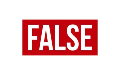 False Rubber Stamp Seal Vector Stock Illustration