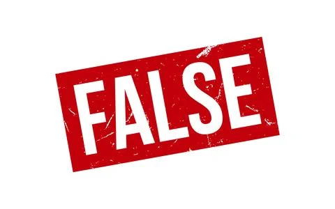 False Rubber Stamp Seal Vector Stock Illustration