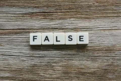False word Stock Photos