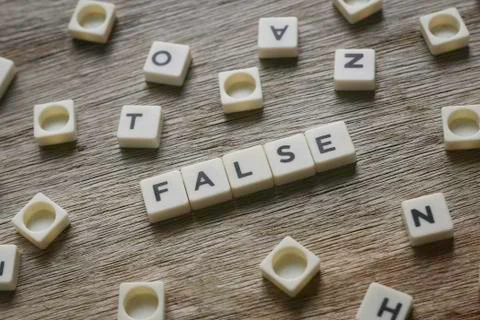 False word Stock Photos
