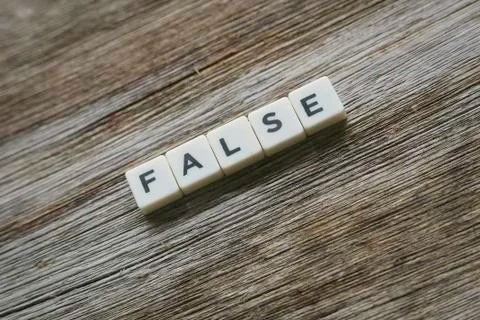 False word Stock Photos