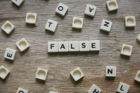 False word 写真素材