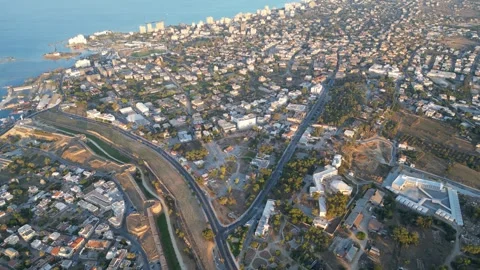 Famagusta From Above Stock Footage 317912459
