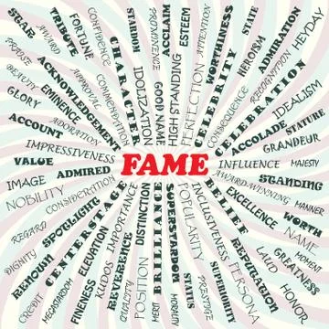 Fame Stock Illustration