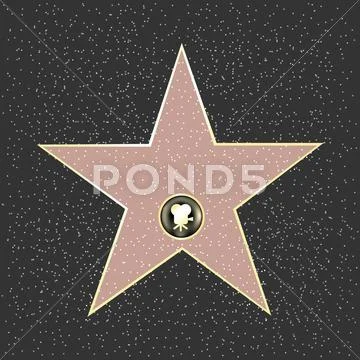 Fame star Stock Illustration