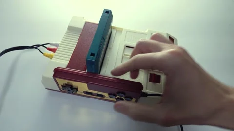 Famicom game console Stock Footage 228249512