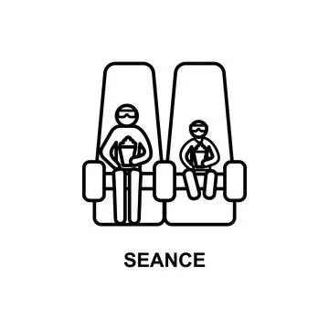 Family in 3d session icon. Element of cinema for mobile concept and web apps Stock Illustration