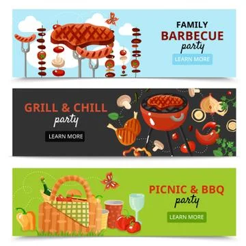 Bbq Party Illustrations ~ Stock Bbq Party Vectors | Pond5
