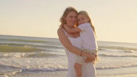 Family at beach Stock Footage 83865688