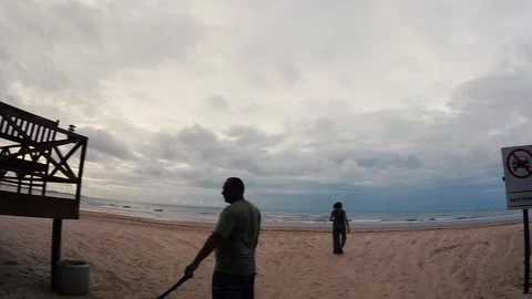 Family on the Beach Stock Footage 194459084