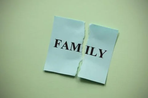 Family breakdown Stock Photos