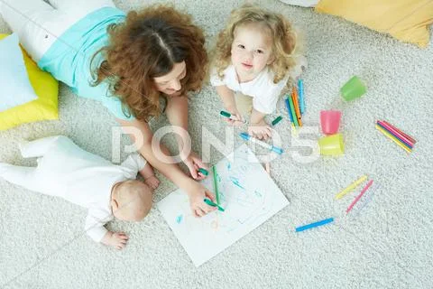 Family day-care Stock Photos