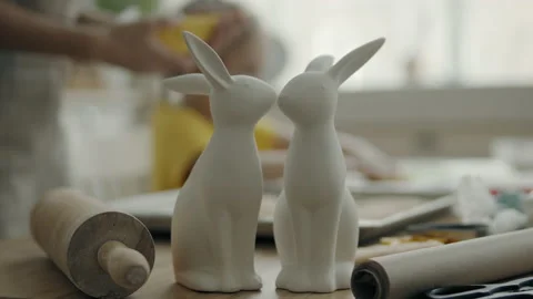 Family Easter holiday concept Stock Footage 148279199