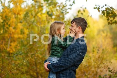 Family. Father and daughter. Leisure activities Stock Photos