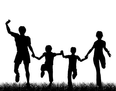 Family fun Stock Illustration