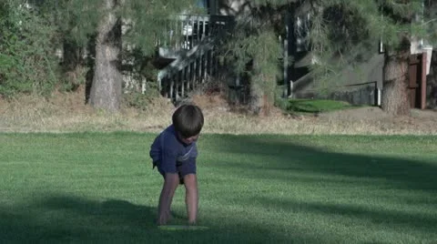 Family Fun in Park Slowmotion Video stock 11292995