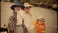 Family Goes For A Ride In The Boat 1950S Vintage Film Home Movie 2386 Stock Footage