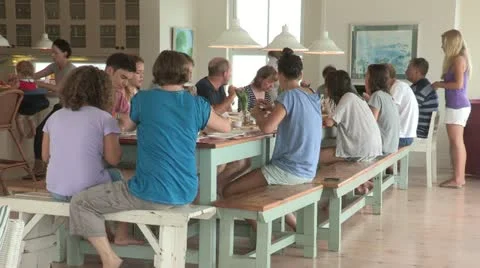 Family having breakfast Stock Footage 11143095