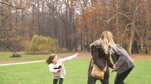 Family having fun in nature Stock Footage 59554088
