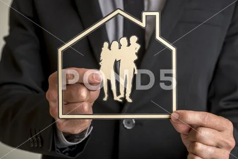 Family home ownership and lifestyle concept Stock Photos