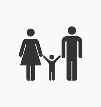 Family icon Stock Illustration