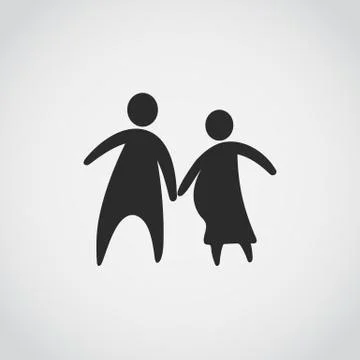 Family icon vector Stock Illustration