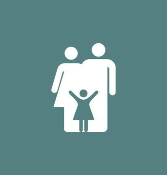 Family icon vector Stock Illustration