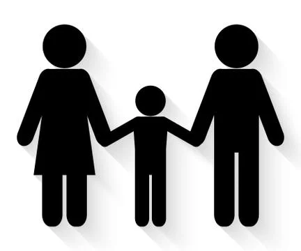 Family icon vector Stock Illustration