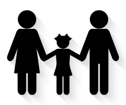 Family icon vector Stock Illustration
