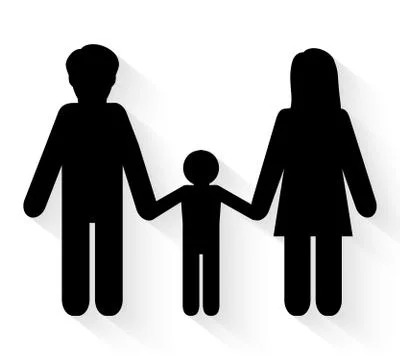 Family icon vector Stock Illustration