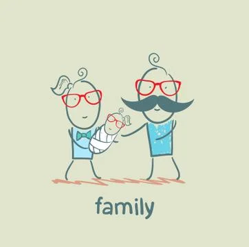 Family Stock Illustration