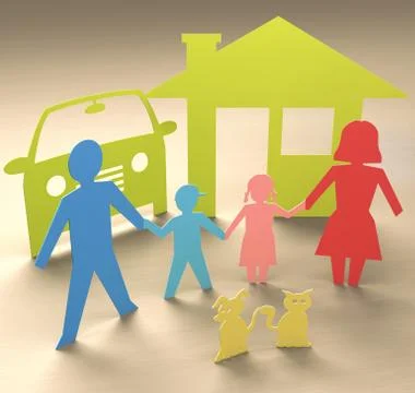 Family Stock Illustration
