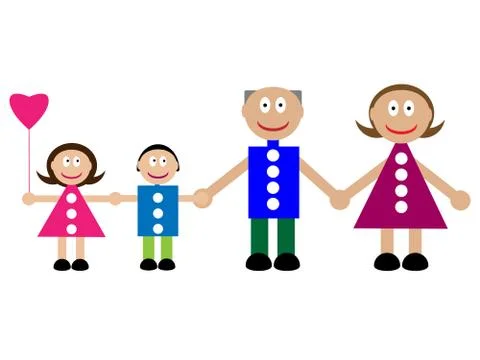 Family Stock Illustration
